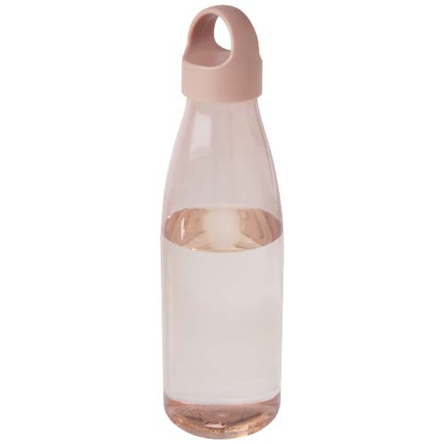Bouteille publicitaire 800ml en plastique recyclé Bergen Dusty Pink